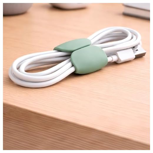 Cable Organizer Set for Data Cords, 20 Pack Random Color Cable Management Clips for Home and Office Use