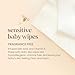 Burt’s Bees Baby Wipes, Unscented Natural for Sensitive Skin with Aloe and Vitamin E - 72 Baby Wipes – 10 Pack