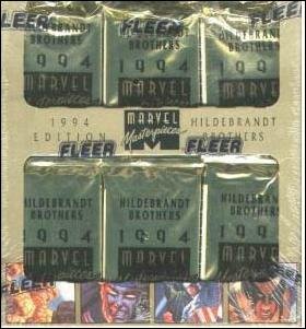 1994 Fleer Marvel Masterpieces 36ct JUMBO box look for HOLOFOIL