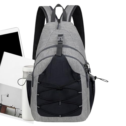 Mochila de viaje para hombre - espaciosa bolsa de pecho para correr también para mujer | Cómodo organizador de hombro para adolescentes y adultos