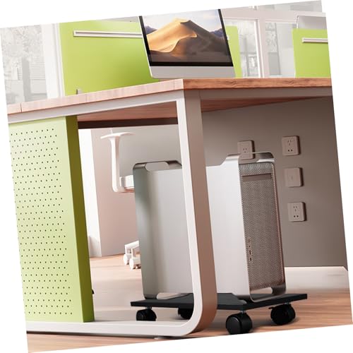 Support tour ordinateur mobile avec roues freinables socle stable ventilé PC