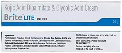 Kojic Acid Dipalmitate & Glycolic Acid Cream Skin Melasma Pigmentation Lightening Cream 20g