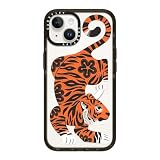 CASETiFY インパクト iPhone 14 ケース [MIL規格準拠 (4x MIL-STD-810G)/2.5mからの落下試験をクリア/MagSafe に対応] - Fierce Tiger - ブラック