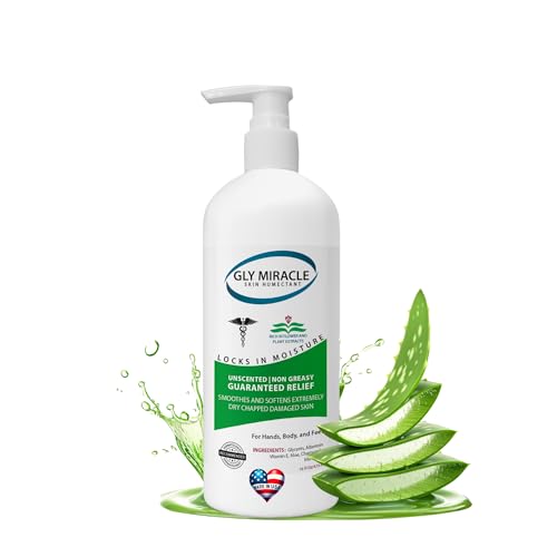 GLY MIRACLE Fragrance-Free Non-Greasy Body Lotion, 16 oz High-Gly...