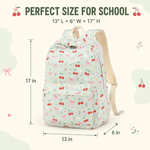 Image of BTOOP School Backpack for Teens Large Cute Bookbag Lightweight 15.6 inch Laptop Bag for Girls Women Casual High School College