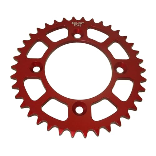 DJ-Motor New Billet Light Weight Aluminum Rear Sprocket 420-38T for CR60R CR80R CRF110F CRF70F CRF80F XR70R Pit Dirt Bike
