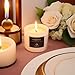 Chloefu LAN Premium Gardenia Scented Candle for Men & Women, Highly Scented, 7.1oz|45 Hour Long Lasting, All Natural Soy Candles, Home Decor, White Glass Jar Candle with Gift Box
