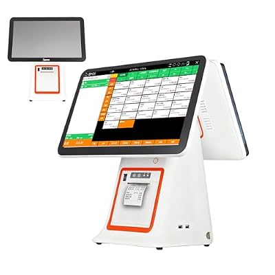 FRANREADER All in ONE Smart Touch Screen Cash Register pos System, for Business Restaurants Retail,Built-in 2 1/4 ’’ (58mm) Thermal Printer White