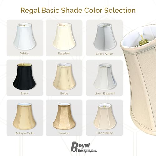 Image of Royal Designs, Inc. True Bell Basic Lamp Shade - Eggshell - 6.5 x 12 x 10.5