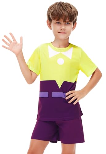 Image of Deerose Kids Halloween Clothing Set Funny Party Outfits Cartoon Tshirt Dress 3-14 Years