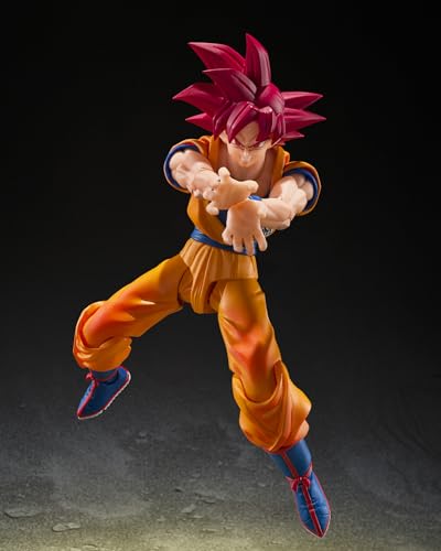 Image of TAMASHII NATIONS - Dragon Ball Super - Super Saiyan God Son Goku (God Aura) S.H.Figuarts Action Figure