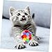 GANAZONO 3pcs Cat Teaser Balls Colorful Elastic Yarn Balls for Indoor Cat Toys for Exercise and Fun Pet Supplies for