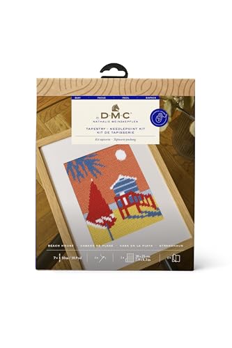 DMC - Cabane de plage par Nathalie Weinzaepflen, niveau facile, kit tapisserie