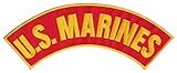 U.S. Marines Large Top Rocker Jacket Vest Back Patch - Iron On