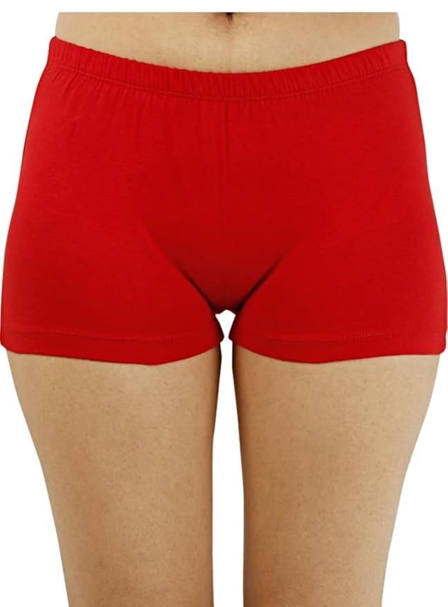 Women's Mid Rise Full Panty Cotton Boy Shorts Boxer Brief Cotton Crotch Style Underwear Waistband | Daily use Underwear Pack of 1-image-19