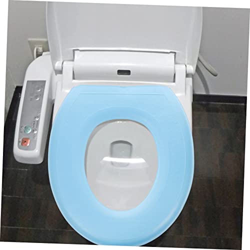 Toyvian 2 Stücke Toilettensitzkissen Sitzwärmer Badezimmerkissen Pad Toilettensitze Matte Toilettenringkissen Badezimmerzubehör Winter Toilettenabdeckung Badezimmer Gepolsterte – Bild 6