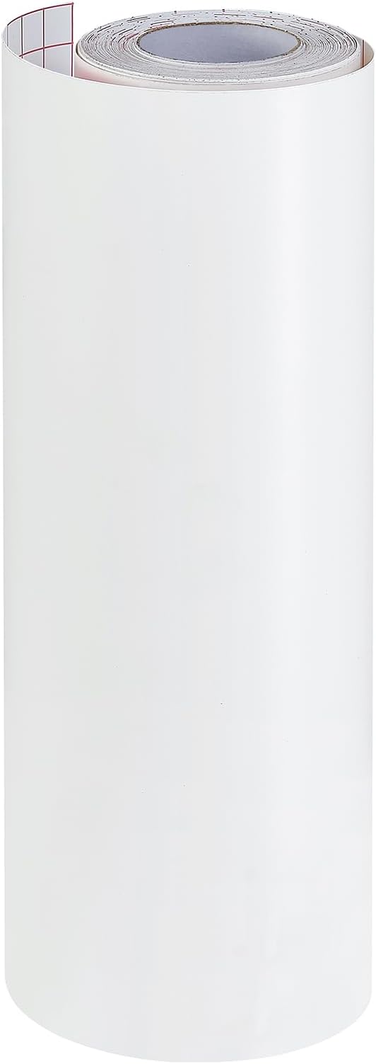 Matte White 13inch x 50ft Smart Adhesive Permanent Vinyl Compatible with Cricut Explore 3 and Maker 3, Create DIY Projects, Decals, Stickers & More