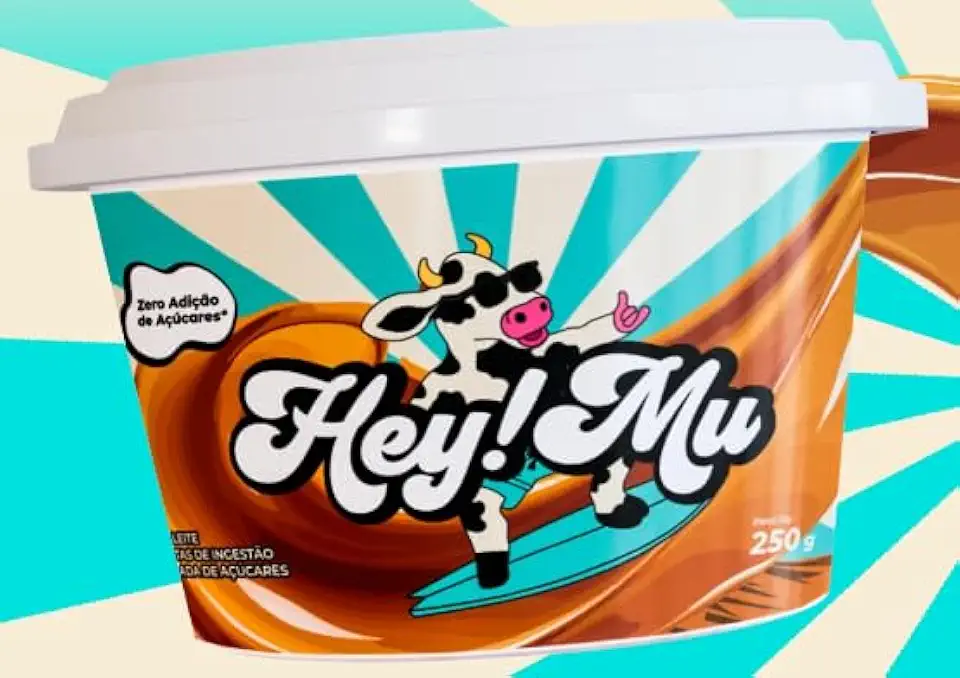 Hey!Mu Doce de Leite Zero Açúcar Baixo em Calorias Fitness
