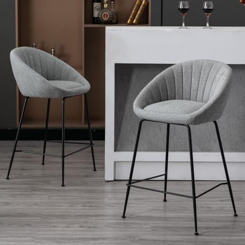 Taburetes Altos de Cocina Grises Marca chairus