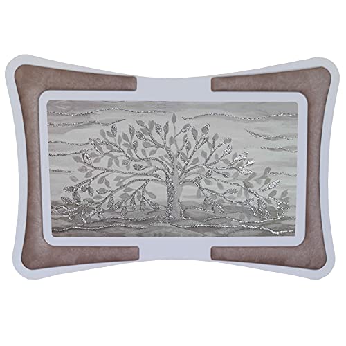 oggettando QUADRO CORNICE ALBERO DELLA VITA ARGENTO Arredo soggiorno salotto camera da letto cucina ufficio bar ristorante Regalo utili, originali ed economic regalo MISURE 90X60 (rame)