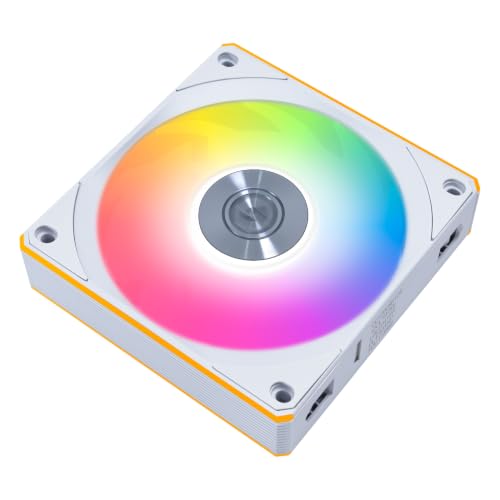 Image of Lian Li UNI Fan CL Flex 120, Reverse Blade ARGB Fan, Single Pack, White
