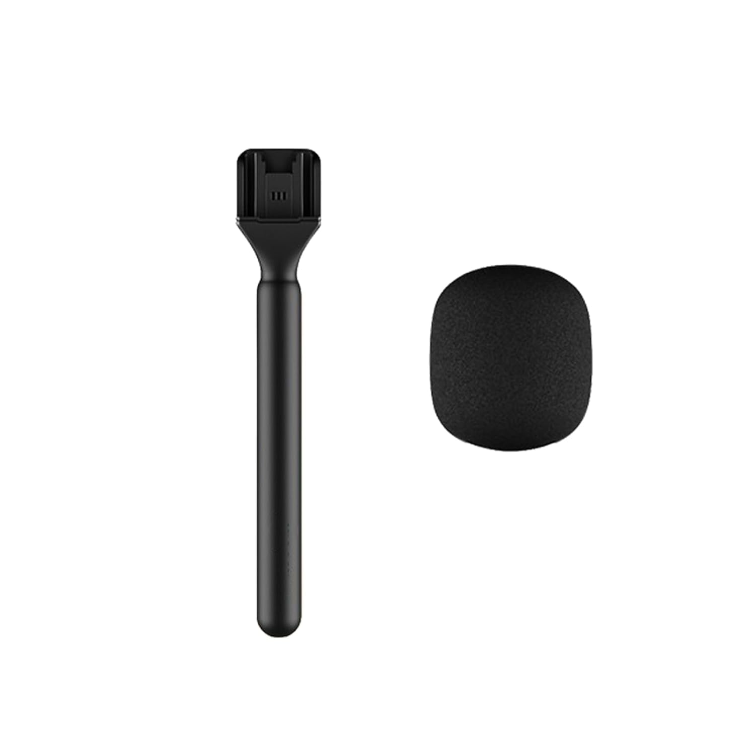RODZ Wireless Handheld Interview Adapter with Foam Windshield, 235mm Length, Plug and Play Compatible, Black-image-1