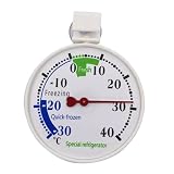 Freezer Temperature Gauge - Large Display Suction Cup Temperature Sensor
