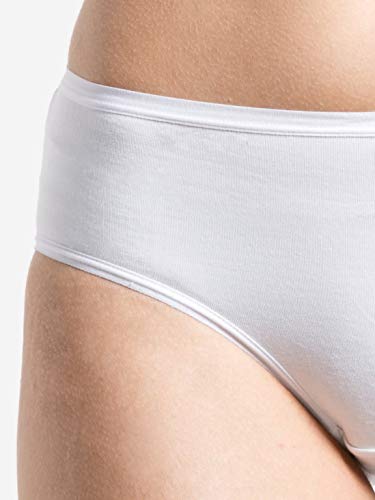 Image of Jockey 1807 Women's High Coverage Micro Modal Elastane Stretch Mid Waist Hipster with Ultrasoft Exposed Waistband