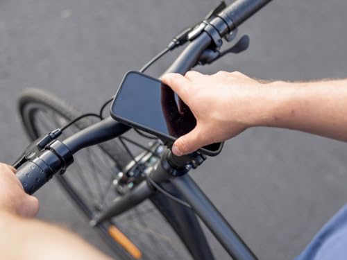 Image of Quad Lock Stem /Handlebar Bike Phone Holder Kit with MAG Phone Case for iPhone 15 Plus