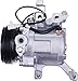 ZACHAGER SV07C AC Compressor 88320-B4010 4PK Air Conditioning Compressor for Passo Daihatsu Terios Boon Sirion，Air Conditioning Compressor Engine Replace Parts 88320B4010