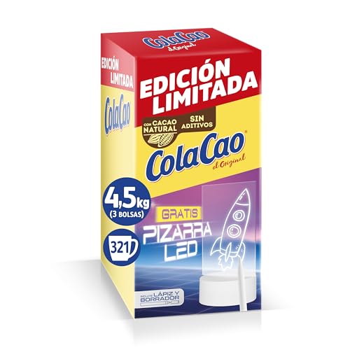 ColaCao, Original, Cacao Soluble Natural sin Aditivos - Edición Limitada - 4,5kg