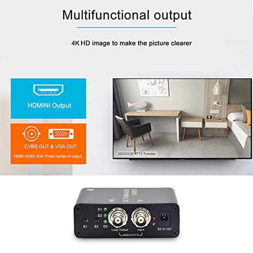 4K TVI/AHD/CVI a HDMI/CVBS/VGA Convertitore Video