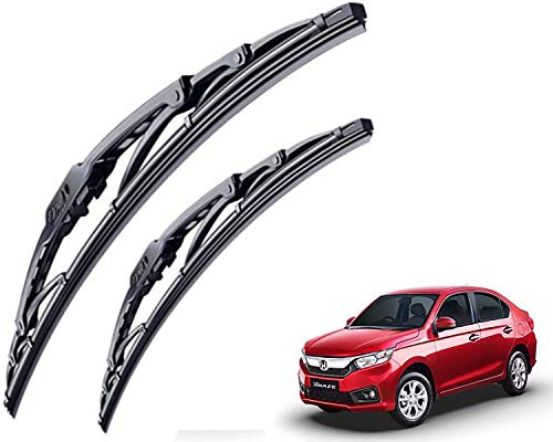 Image of WolkomHome High Performance OE Car Wiper Blade Replacement Set of 2 Pc Right 22 inch Left 14 inch for Honda Amaze 2018
