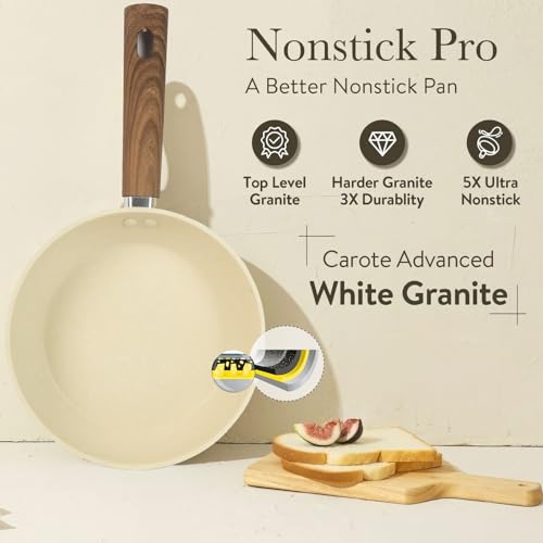Image of Non Stick Egg Frying pan Multi-Purpose Frying pan for Omelet uttapam idli Burger Poached Egg Kitchen Breakfast(1pcs) (Light White)