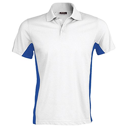 Polo à manches courtes pour homme avec motif drapeau tricolore Kariban
