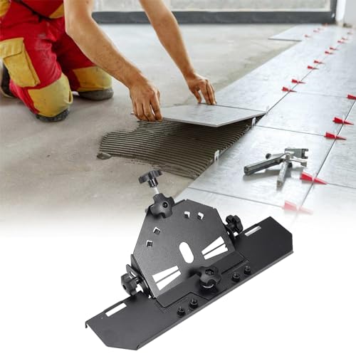 Tegelafkantmachine, 45 graden handmatige tegelsnijder van aluminiumlegering, porselein keramische vloertegelsnijmachine, 115-125 mm voor keramische en marmeren tegels, haakse slijper - Afbeelding 4