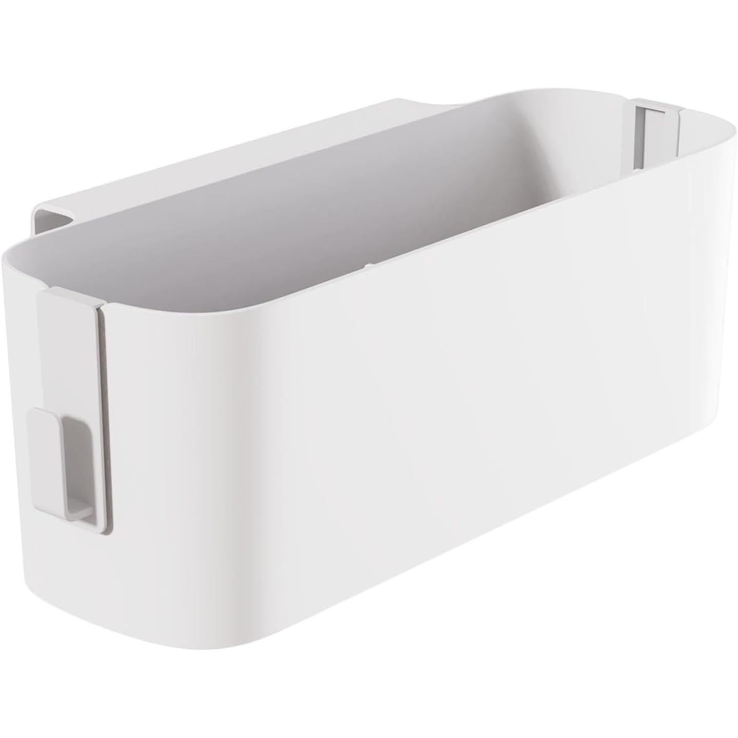 Bedside hanging storage basket, bed rail with 2 hooks, dormitory, desktop