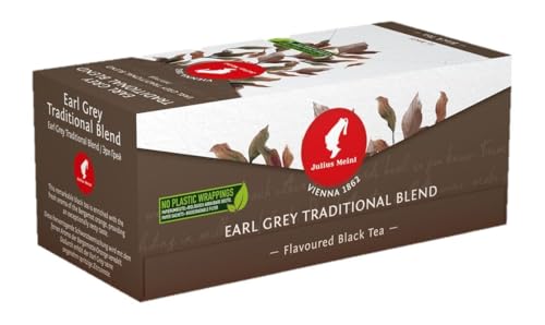 Julius Meinl Tee - 25 Teebeutel | Hochwertige Teemischung für aromatischen Genuss | Natürliche Zutaten für Teeliebhaber (Earl Grey Traditional Blend)