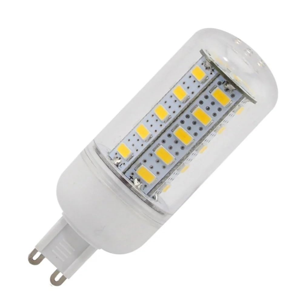 NXCVBNKZJ KJXP Lighting, Pack of 4, LED Corn Bulb AC220V G9/GU10/E14/E27 5W 550lm 36x5730SMD Warm/Cool White Light LED Globe Bulbs(Warm White,G9)