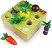 Produktbild Jiahuade Holzspielzeug, Baby Motorik Spielzeug für Jungen und Mädchen, Happy Farm Montessori Spielzeug Sortierspiel Lernspielzeug für Kinder als Geschenk