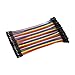 SHILLEHTEK 120pcs 10cm Multicolored Jumper Wire 40pin Male to Female, 40pin Male to Male, 40pin Female to Female Breadboard Compatible Jumper Wires for Arduino and Raspberry Pi Projects