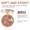 Mousse Bronzer - Waterproof, Skin Tone Correcting, Shimmer Finish, High Coverage Powder with Marbled Design in Light & Medium Brown for a Natural Glow, Bronze