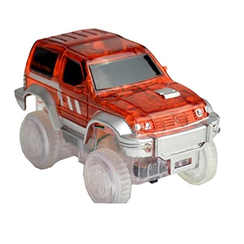 Abaodam Juguete de Pista de Coche Montar Coche de Pistas de Coches iluminar Coches de Juguete camión Juguete iluminar los Juguetes del Coche Juguetes de Coche