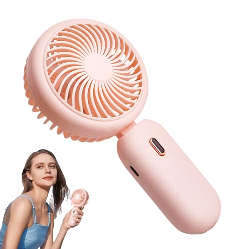 Ventilador plegable personal, ventilador plegable de mano,Ventilador de viaje recargable plegable con fuerte - Ligero Confort de 3 velocidades Strong Air para juegos de deportes al aire libre - imagen 8