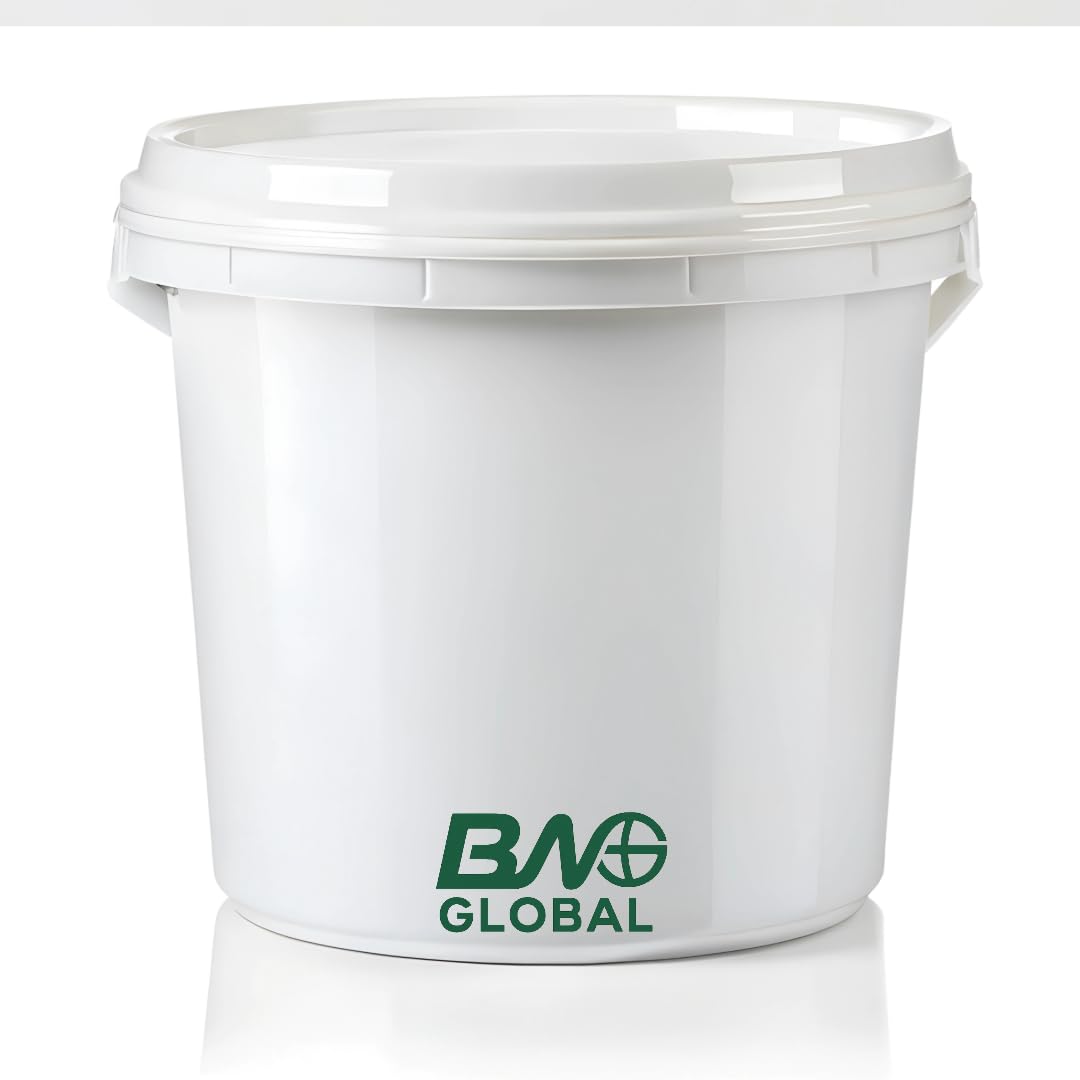 Wood Wizard White 10L Plastic Bucket With Lid – Food Grade, Leak-Resistant, & Reusable | Ideal For Kitchen, Diy, Paint, Crafts & More (10)