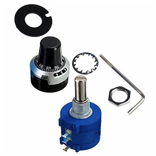 Potentiomètre 3590S 100K Ohm avec bouton rotatif à cadran de comptage