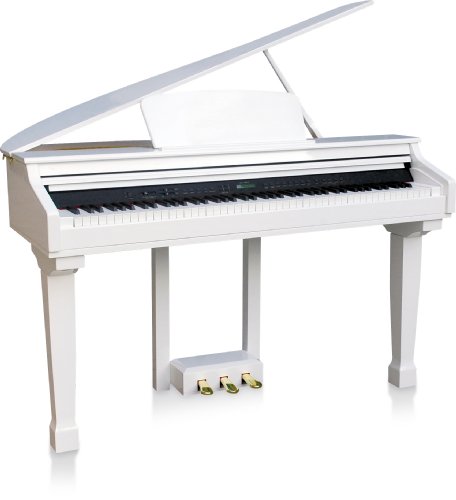 Delson/Ringway 8891 Piano meuble Adadgio Type crapaud Blanc laqué