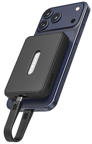 Étui magnétique pour SSD Samsung T7 Encased avec câble 10 Gbit/s noir