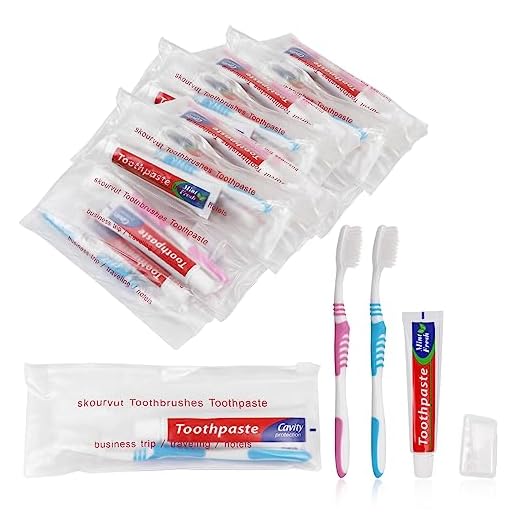Travel Kit with Toothbrush and Toothpaste