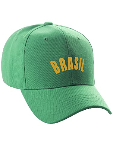 Daxton International World Countries Baseball Hat Cap Arch Letters, Brasil
